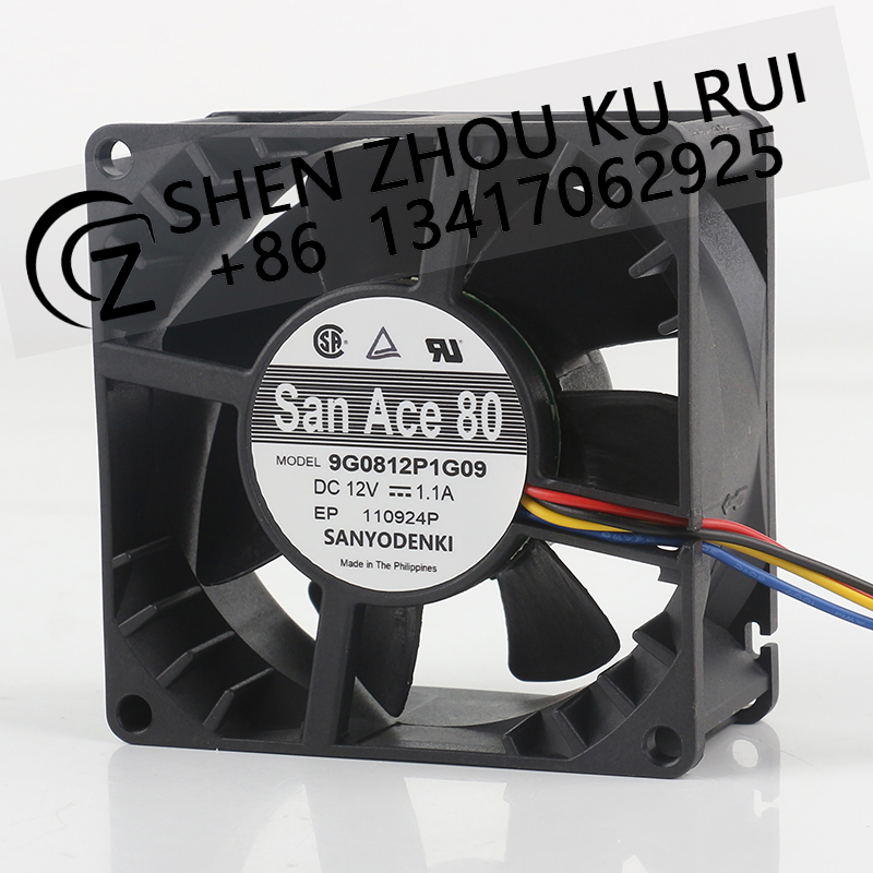 Sanyo 12V 1.1A AC EC 8038 80x8 - Case Fan Controller 评论和价格