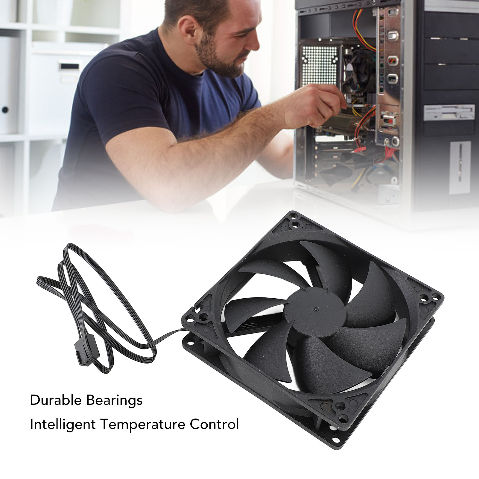 100mm PC PWM Case Fan 100mm Du - Case Fan Controller 评论和价格