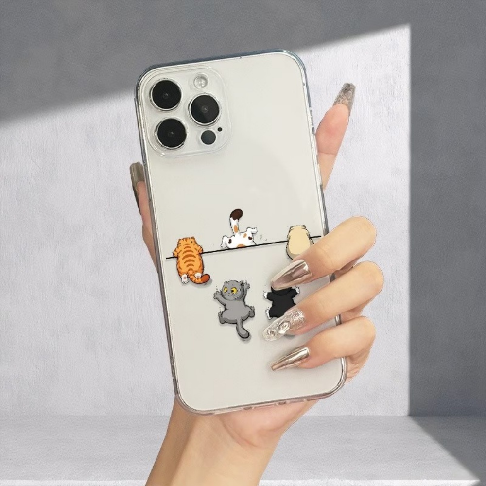 Five Cute Cat Pattern Phone Ca - Mini Pc Case 评论和价格