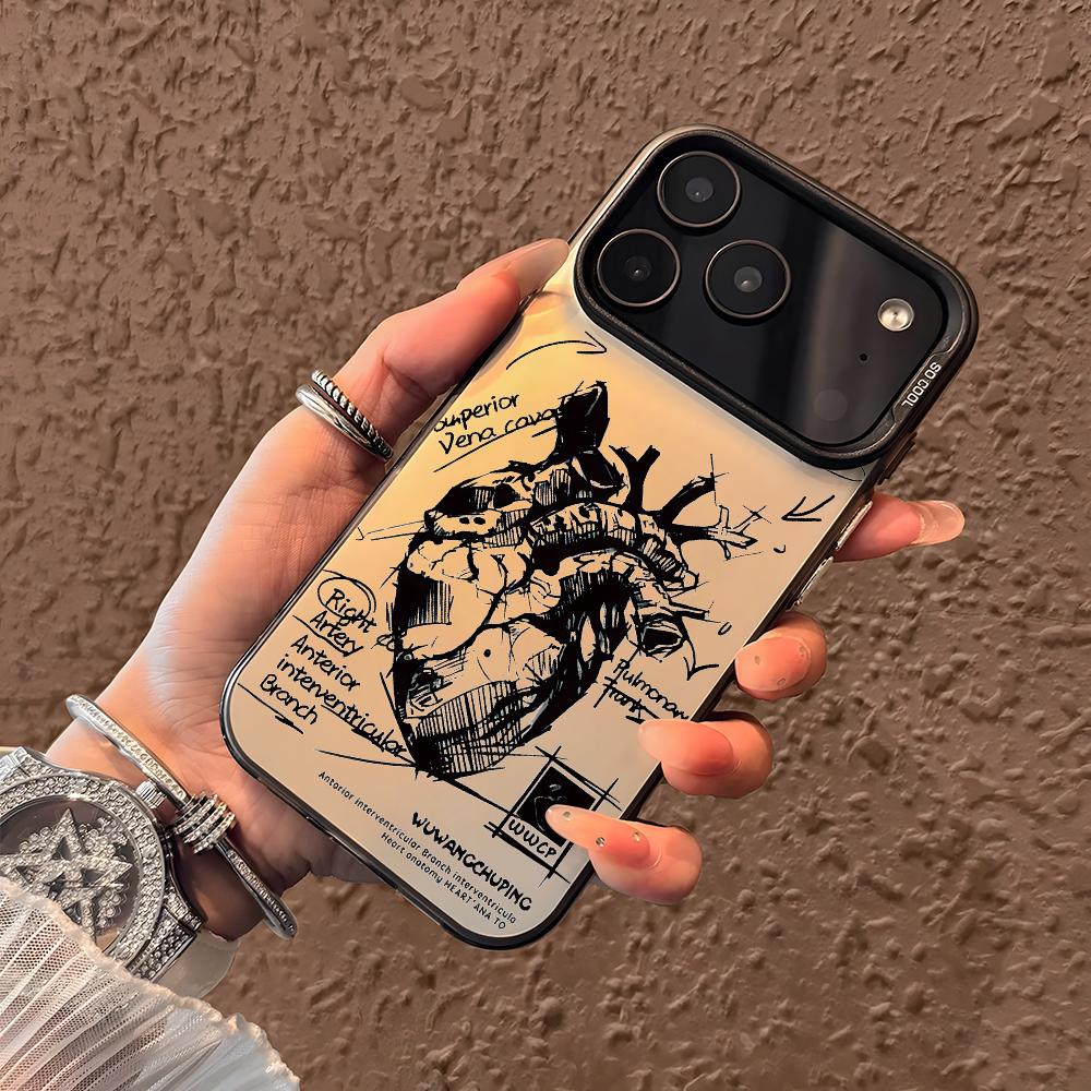 Sketch Heart Anatomy Phone Cas - Matte Pc Case 评论和价格