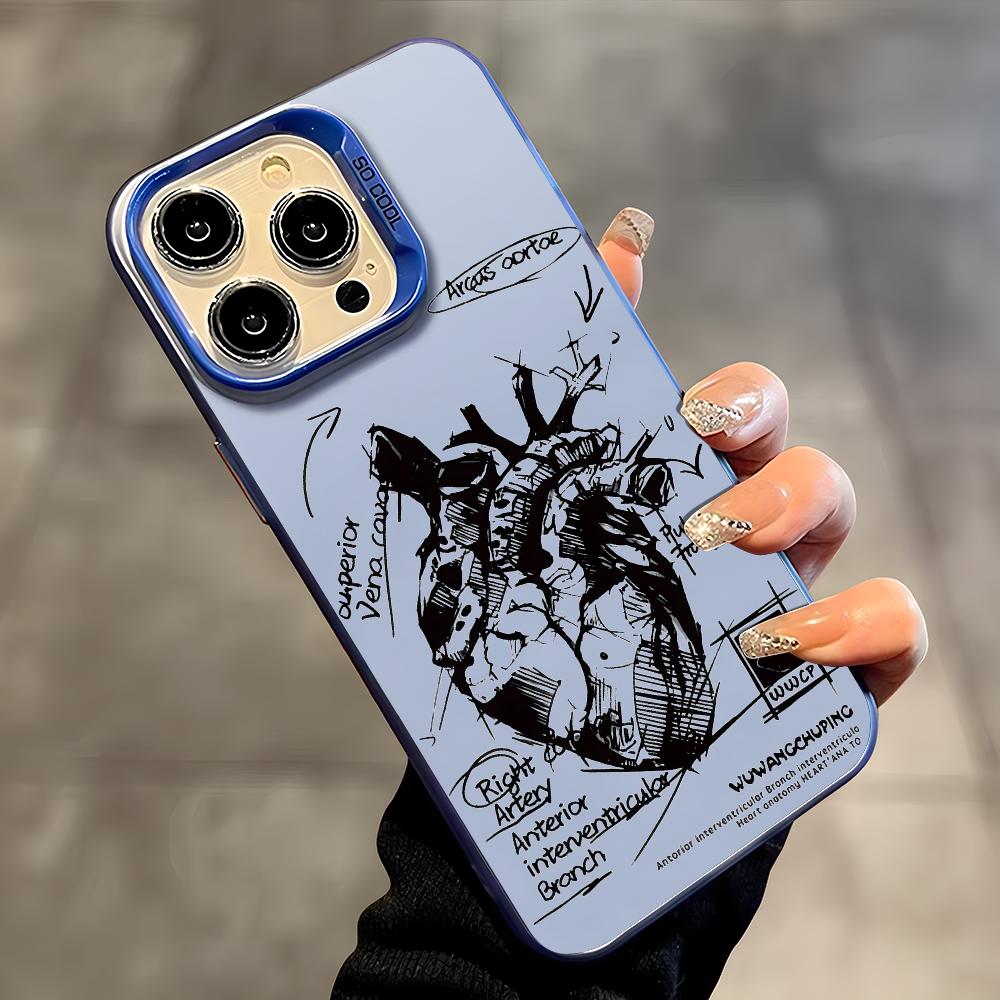 Sketch Heart Anatomy Phone Cas - Matte Pc Case 评论和价格
