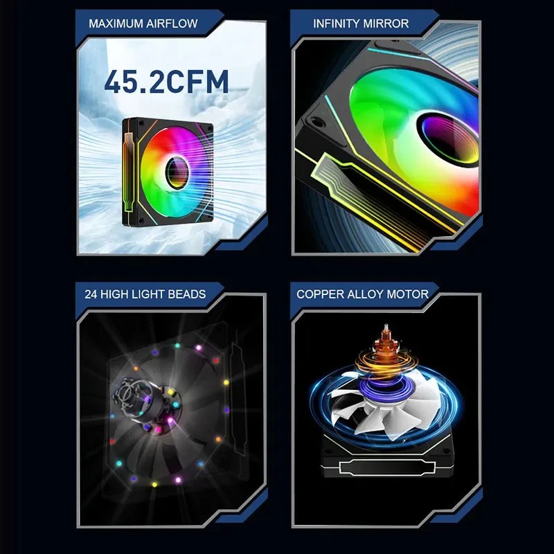 LDPCSJ PRISM 4 PRO 120mm ARGB  - Pc Chassis 评论和价格